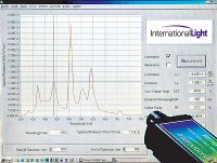 spectral output screen shot